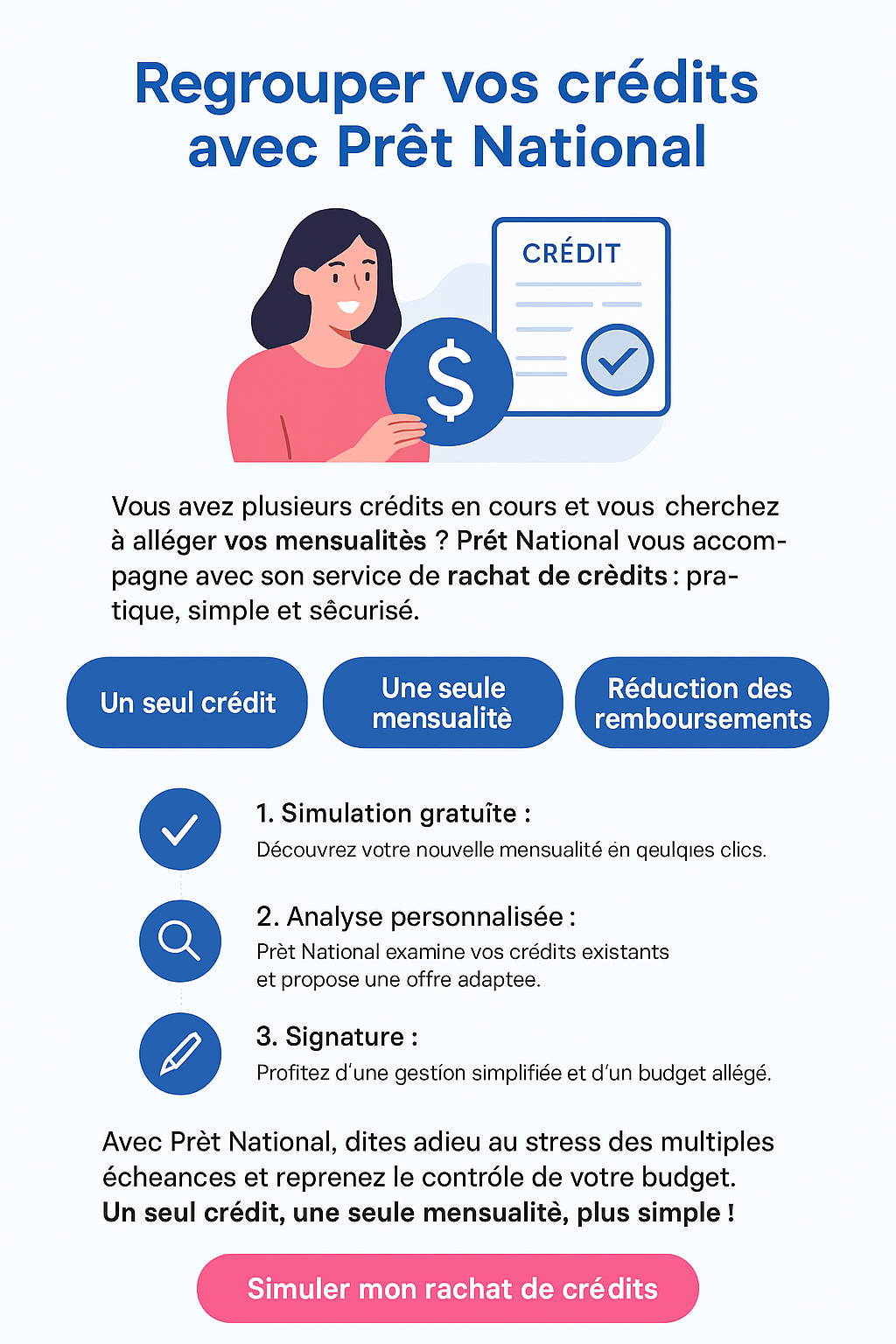 Rachat de Crédit : Simplifiez vos mensualités